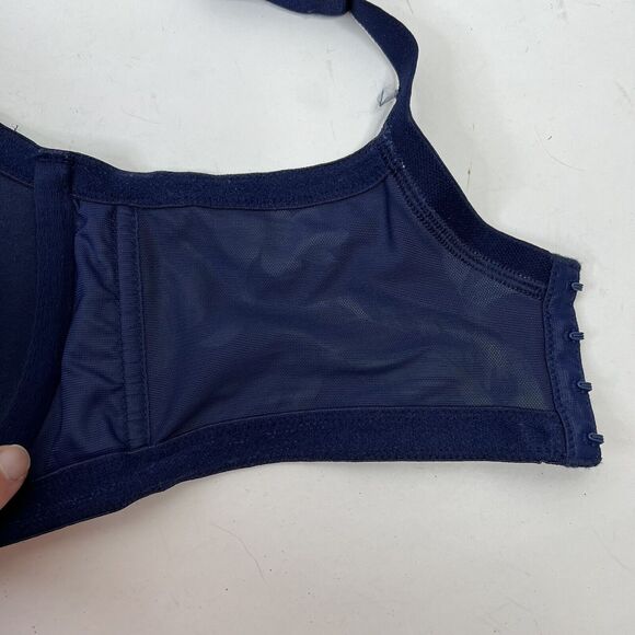 Cacique Size 38F Bra Lightly Lined Full Coverage Underwired Blue Floral Women’s - Picture 8 of 12